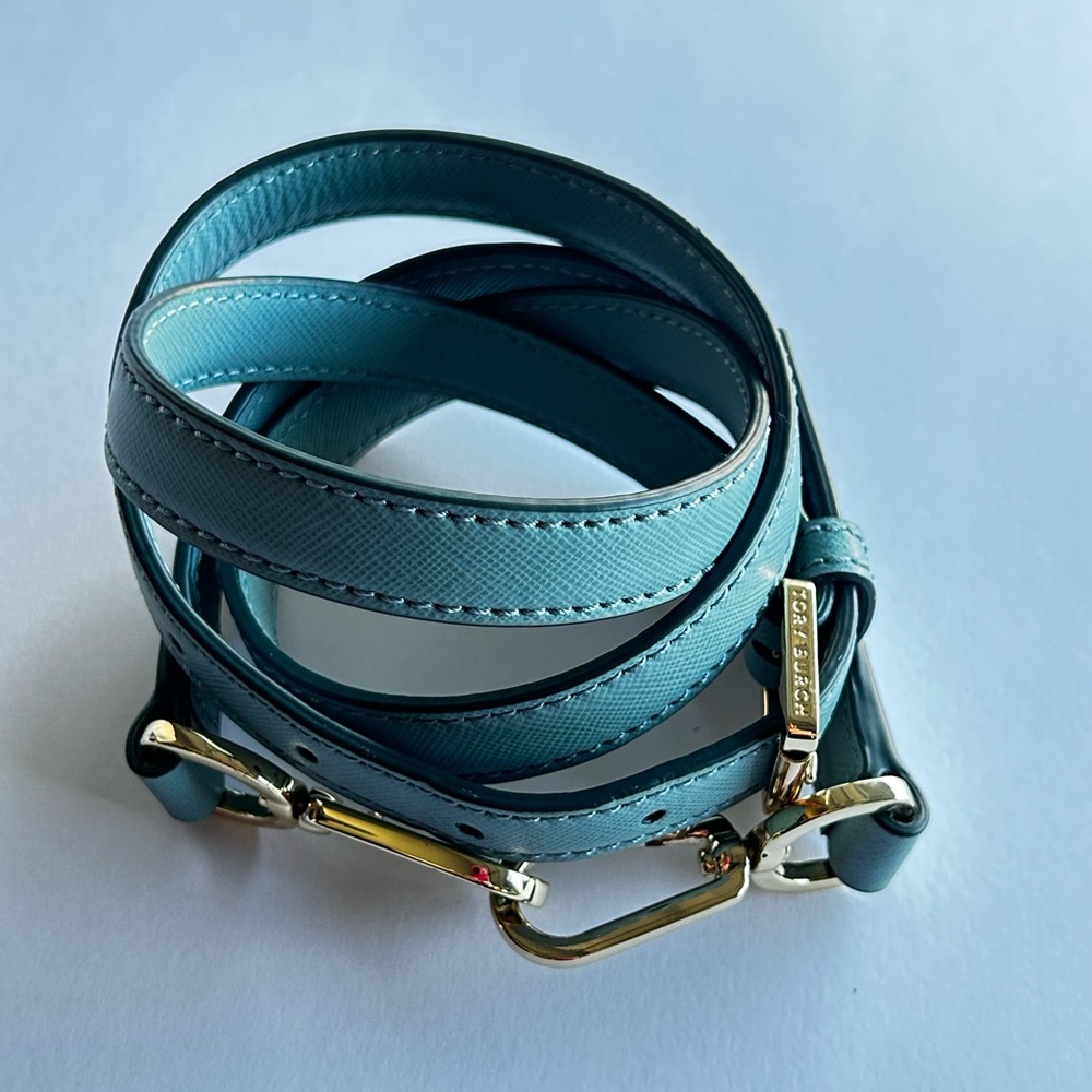 Tory Burch  Blue gray Leather Strap